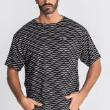 Black Bristol Oversized Tee