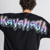 Black Bristol Print Tee