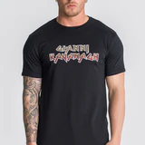 Black Burning Summer Crystal Tee
