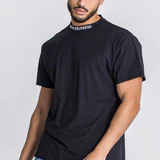 Black Disorder Embroidery Tee