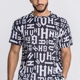 Black Hype Printed Tee