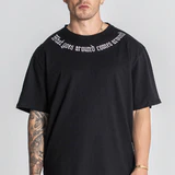 Black Karma Oversized Tee