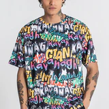 Multicolor Bristol Oversized Tee
